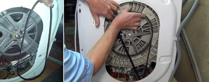Замена ремня привода стиральной машины - инструкция